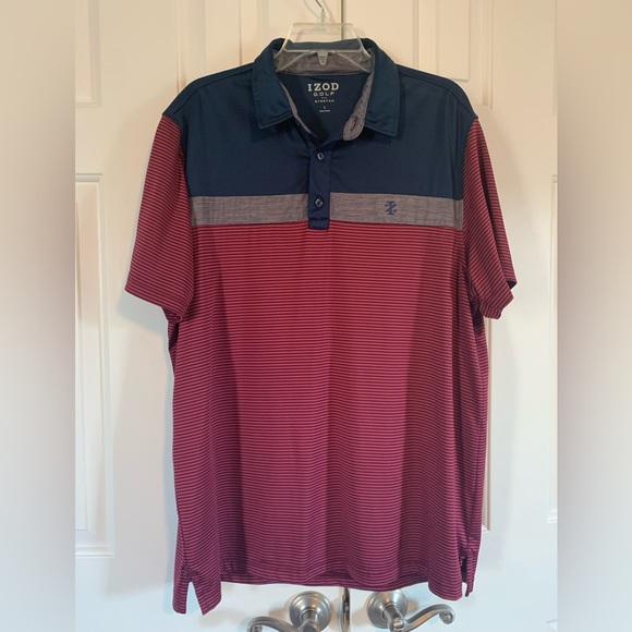 Izod Golf Shirt L - Picture 4 of 7